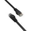 Orico PUG-C6B CAT6 1000MBps RJ45 Ethernet Network Cable, Flat LAN, 5m - Black -PUG-C6B-50-BK-Ep - (ORICO-PUG-C6B-50-BK-EP-HU)