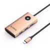 Orico PW11 6in1 USB-C Docking Station 3x USB-A 3.0 1x USB-C Pd 100W 1x Hdmi 4K 30Hz 1x RJ45 2.5G Ethernet - Rose Gold -PW11-6P25R-RG-Ep - (ORICO-PW11-6P25R-RG-EP)