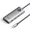 Orico PW11 8in1 USB-C Docking Station 2x USB-A 3.0 1x USB-A 2.0 1x USB-C 3.0 1x USB-C Pd 100W 1x Hdmi 4K 60Hz 1x Vga 1080P 60Hz 1x RJ45 Gigabit Ethernet - Gray -PW11-8PC-GY-Bp - (ORICO-PW11-8PC-GY-BP)