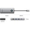 Orico PW11 8in1 USB-C Docking Station 2x USB-A 3.0 1x USB-A 2.0 1x USB-C 3.0 1x USB-C Pd 100W 1x Hdmi 4K 60Hz 1x Vga 1080P 60Hz 1x RJ45 Gigabit Ethernet - Gray -PW11-8PC-GY-Bp - (ORICO-PW11-8PC-GY-BP)