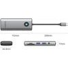 Orico PW11 8in1 USB-C Docking Station 2x USB-A 3.0 1x USB-C Pd 100W 1x Hdmi 4K 60Hz 1x microSD/Sd 1x RJ45 Gigabit Ethernet 1x Audio 3.5mm - Gray -PW11-8PM-GY-Ep - (ORICO-PW11-8PM-GY-EP)