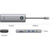 Orico PW11 9in1 USB-C Docking Station 2x USB-A 3.0 1x USB-C 3.0 1x USB-C Pd 100 1x Hdmi 4K 60Hz 1x microSD/Sd 1x RJ45 2.5G Ethernet 1x Audio 3.5 Mm - Gray -PW11-9P25R-GY-Bp - (ORICO-PW11-9P25R-GY-BP)