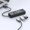 Orico PWC2U-U3 3-Port Usb Hub 2x USB-A 3.0 1x USB-C 3.0 1 m - Black -PWC2U-U3-10-BK-Ep - (ORICO-PWC2U-U3-10-BK-EP)