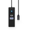 Orico PWCUR-C3 3-Port Usb Hub 1x USB-A 3.0 1x USB-C 3.0 1x RJ45 Gigabit Ethernet 1 m - Black -PWCUR-C3-10-BK-Ep - (ORICO-PWCUR-C3-10-BK-EP)
