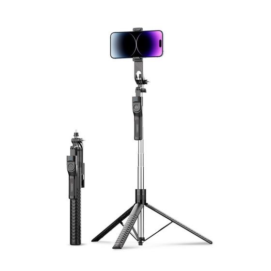 Orico Selfie Stick SPM190 Tripod 1/4 For Phone Camera With 360 Degree Rotation Bluetooth 5.2 - Black -SPM190-BK-Bp - (ORICO-SPM190-BK-BP-HU)
