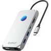 Orico Xcr 12in1 Rgb USB-C Docking Station 2x USB-A 3.1 1x USB-A 2.0 1x USB-C Pd 100 W 1x USB-C 3.1 2x Hdmi 2.0 4K 60Hz 1x Vga 1080p 1x microSD/Sd 3.0 1x Rj Gigabit Ethernet 1x Audio Ctia 3.5 Mm - Gray -XCR-X1-SV-Bp - (ORICO-XCR-X1-SV-BP)
