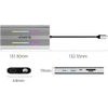 Orico Xcr 12in1 Rgb USB-C Docking Station 3x USB-A USB-C Pd 100W Hdmi 4K Vga RJ45 Gigabit Sd And Microsd Card Reader - Silver -XDR-X2-SV-Bp - (ORICO-XDR-X2-SV-BP)
