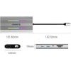Orico Xdr 12in1 Rgb USB-C Docking Station USB-A USB-C Pd 100W 2x Hdmi 4K 60Hz Vga RJ45 Gigabit Sd And Microsd Card Reader - Gray -XDR-X1-SV-Bp - (ORICO-XDR-X1-SV-BP)