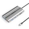 Orico Xdr 12in1 USB-C Docking Station USB-A USB-C 2x Hdmi 4K 60Hz Displayport 4K 60Hz RJ45 Gigabit Pd 100W Sd And Microsd Card Reader - Silver -XDR-X33-SV-Bp - (ORICO-XDR-X33-SV-BP)