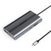Orico Xdr 12in1 USB-C Docking Station USB-A USB-C Hdmi 4K Vga RJ45 Gigabit Pd 100W Sd And Microsd Card Reader - Gray -XDR-X22-GY-Bp - (ORICO-XDR-X22-GY-BP)