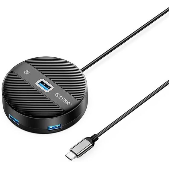 Orico YS1-C2 4-Port Usb Hub 1x USB-A 3.0 3x USB-A 2.0 0.3 m - Black -YS1-C2-03-BK-Bp - (ORICO-YS1-C2-03-BK-BP)
