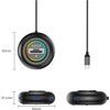 Orico YXR5-C3 Rgb Usb Hub 4-Port USB-A 3.0 With Sd And Microsd Reader 1.8m - Black -YKR5-C3-18-BK-Bp - (ORICO-YKR5-C3-18-BK-BP)