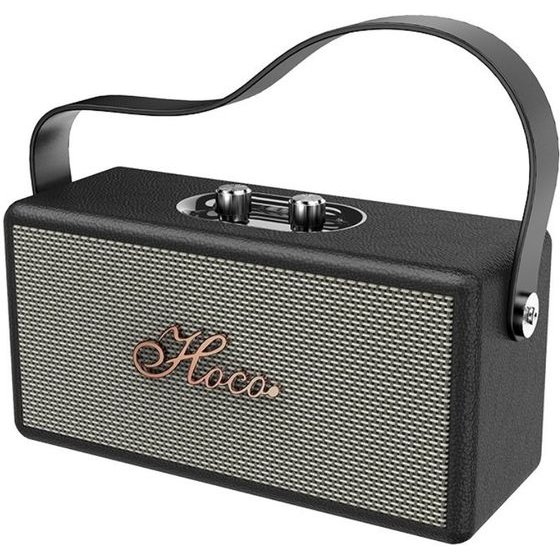 Hoco ����� Bluetooth DS61 Rhyme Retro Leather 14W 2400 Mah ����� (Bluetooth, FM, Tf card, Aux) - (6942007634939)