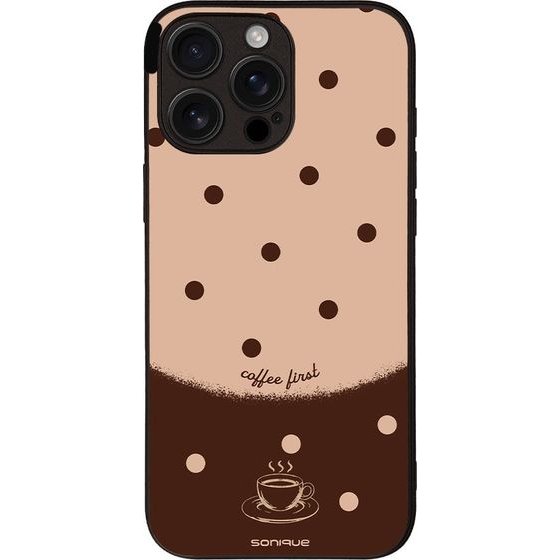 Sonique ���� Delulu Polka Era Series ��� Apple iPhone 16 Pro Max Coffee First