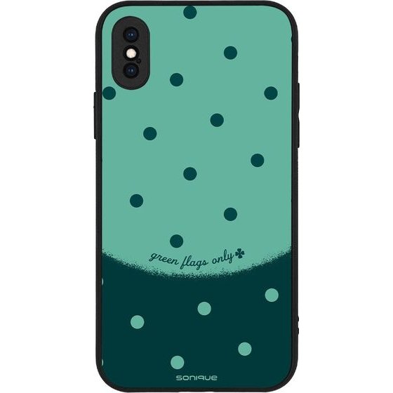 Sonique ���� Delulu Polka Era Series ��� Apple iPhone X / iPhone XS Green Flags