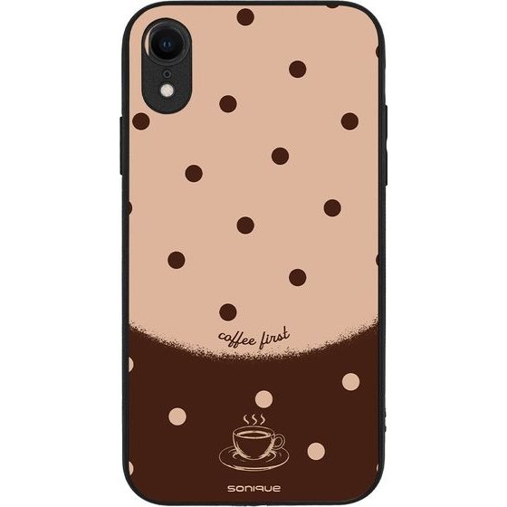 Sonique ���� Delulu Polka Era Series ��� Apple iPhone XR Coffee First