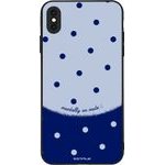 Sonique ���� Delulu Polka Era Series ��� Apple iPhone XS MAX Blue Mentally