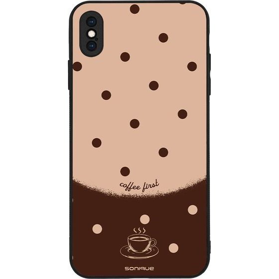 Sonique ���� Delulu Polka Era Series ��� Apple iPhone XS MAX Coffee First