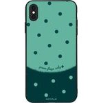 Sonique ���� Delulu Polka Era Series ��� Apple iPhone XS MAX Green Flags