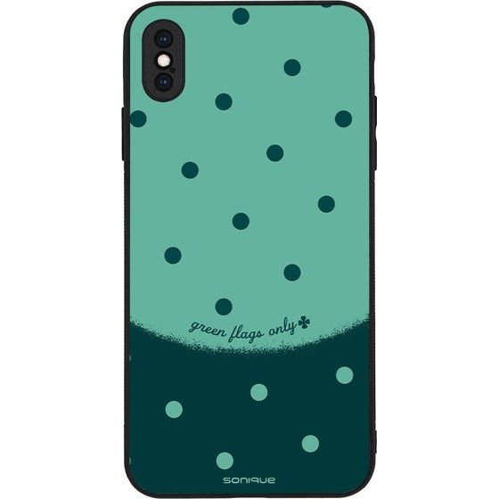 Sonique ���� Delulu Polka Era Series ��� Apple iPhone XS MAX Green Flags