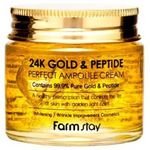 Farmstay 24K Gold & Peptide Perfect Ampoule Cream 80ml - (0075)
