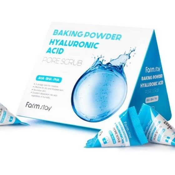 Farmstay Baking Powder Hyaluronic Acid Pore Scrub 7g / 25���. - (0229)