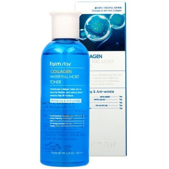 Farmstay Collagen water full moist toner 200ml - (0598)