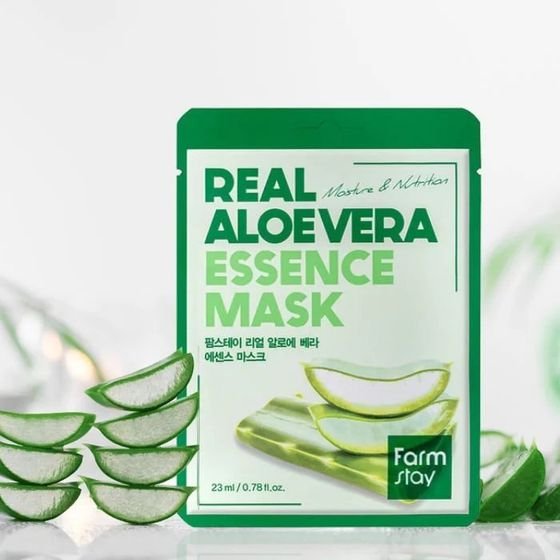 Farmstay Real Aloe Vera Essence Mask - (0803)