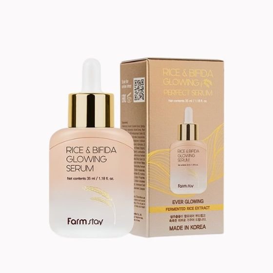 Farmstay Rice & Bifida Glowing Perfect Serum 35ml - (1322)
