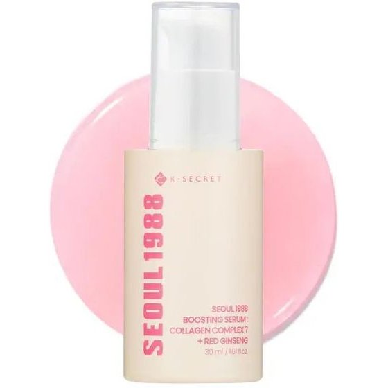 Ksecret Seoul 1988 Boosting Serum Collagen Complex 7 + Red Ginseng 30ml - (1482)