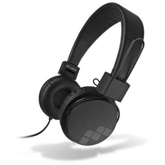 MELICONI 497388 MYSOUND SPEAK STREET BLACK ON-EAR STEREO HEADPHONE (WITH MICROPH - (8006023232475)